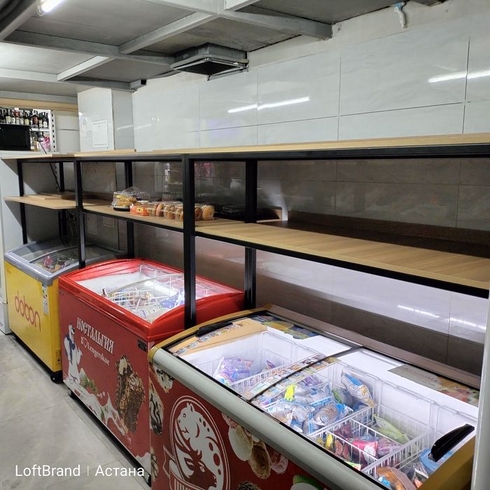 Изготовление полок для овощного магазина. Лофт