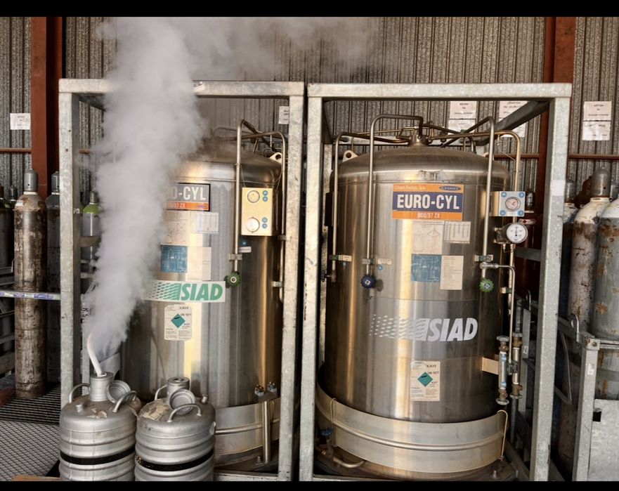 Пълнене, зареждане на течен Азот, LIN, Nitrogen