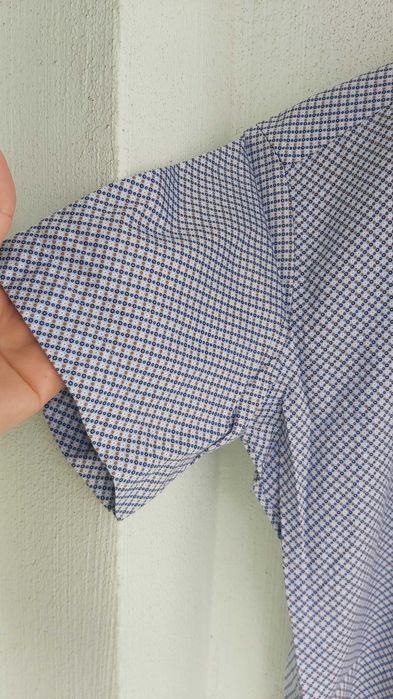 Памучна риза с къс ръкав Andrew's, S размер - като нова