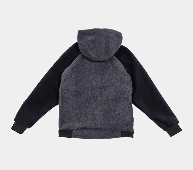 Толстовка на молнии теплая, мужская с капюшоном