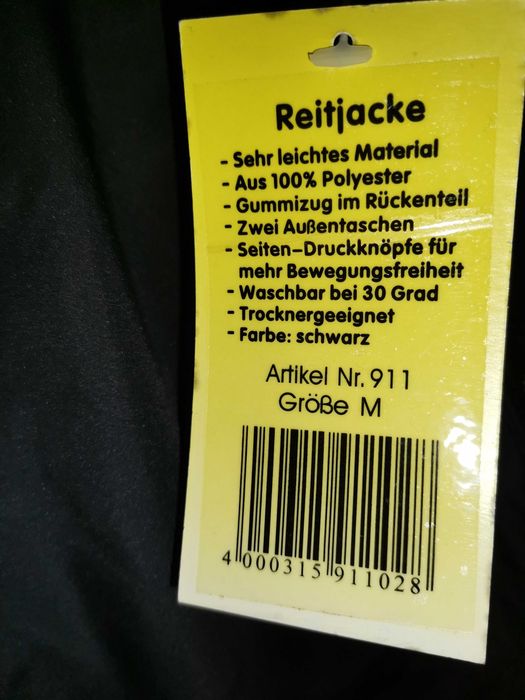 Vând jachetă nouă de damă pentru călărie