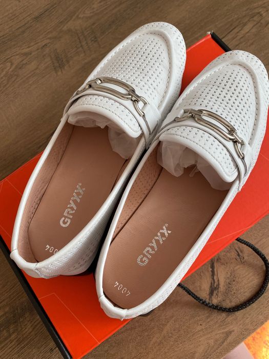 Pantofi din piele naturală  pt. femei, Gryxx, purtați o singură dată
