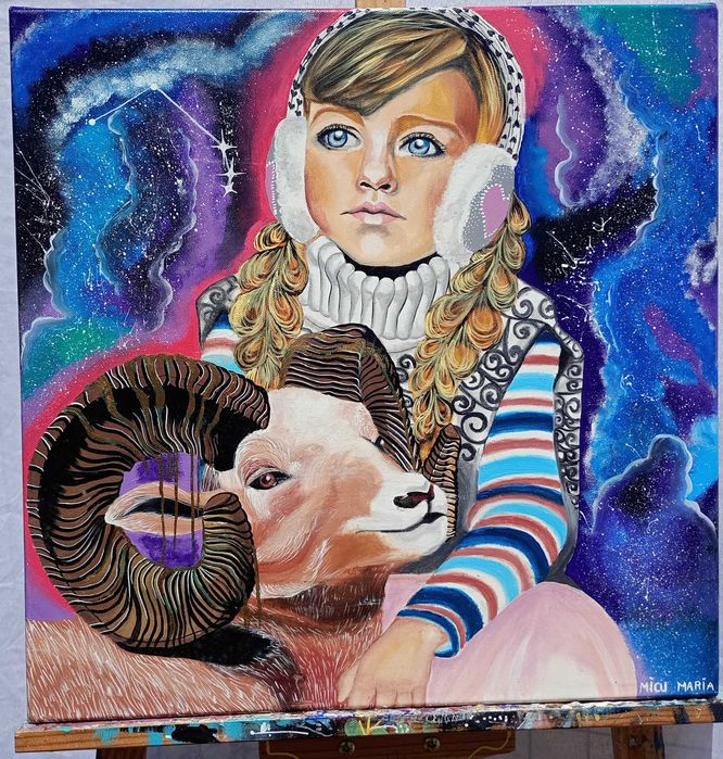 Tablou original 50x50 cm