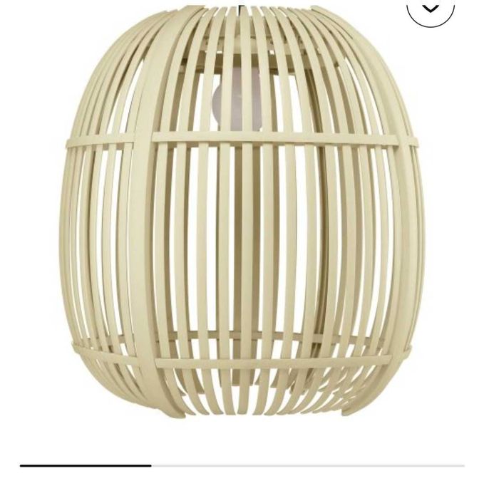 LED висяща лампа, пластмасов ратан,3 бр.