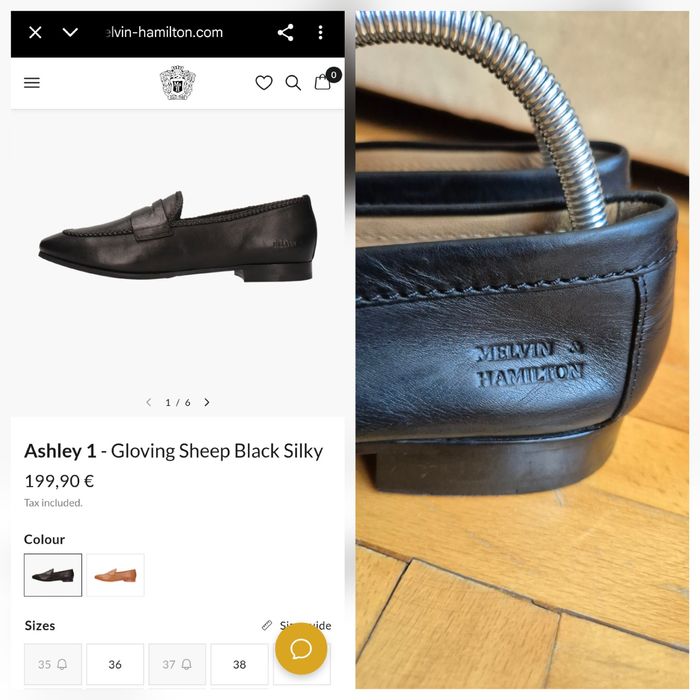 Pantofi de lux Melvin & Hamilton / Loafers Ashley 1  Handmade - 41