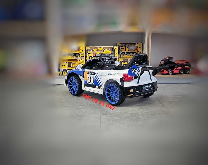 ТОП ЦЕНА!НОВО!Акумулаторна кола VW Drift BLUE с 12V,функция дрифт,USB