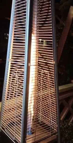 Уличный камин- обогреватель!