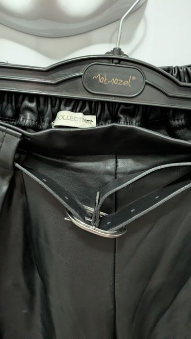 Pantaloni imitație de piele l