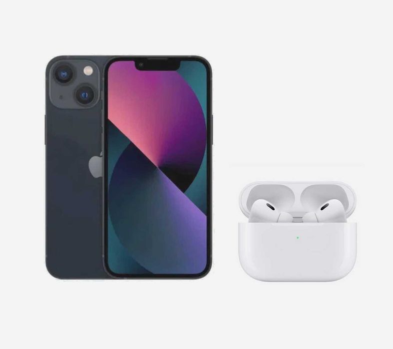 Telefon Iphone 13 Mini + Casti Airpods Pro 2 (acte de achizitie)
