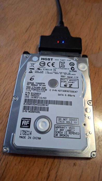HDD 2.5inch HGST 320GB, 7200 rpm, Sata