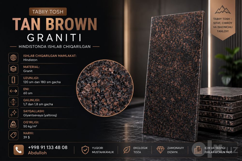 Granit optom narxda -premium sifatda