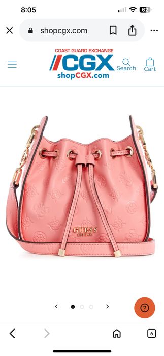 Розова чанта Guess