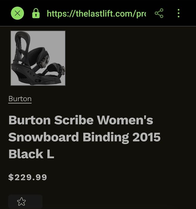Legaturi snowboard Burton Scribe L