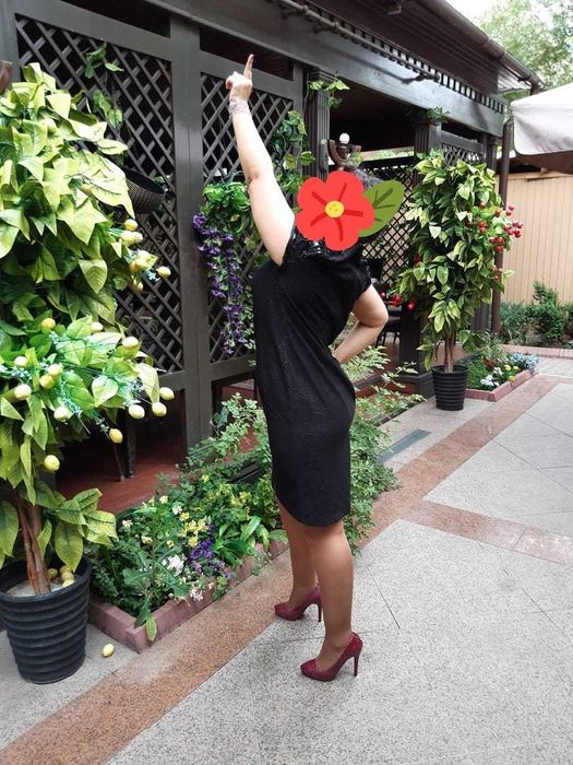 нарядное черное платье