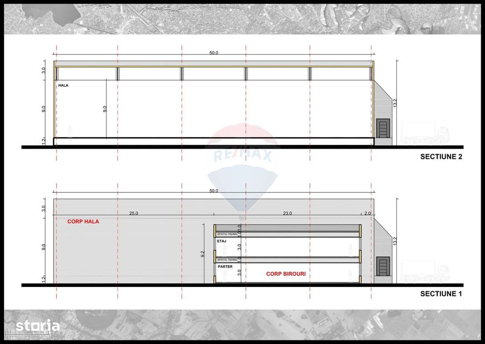 Teren 2Ha Drumul Intre Tarlale - A2, pretabil hale + birou