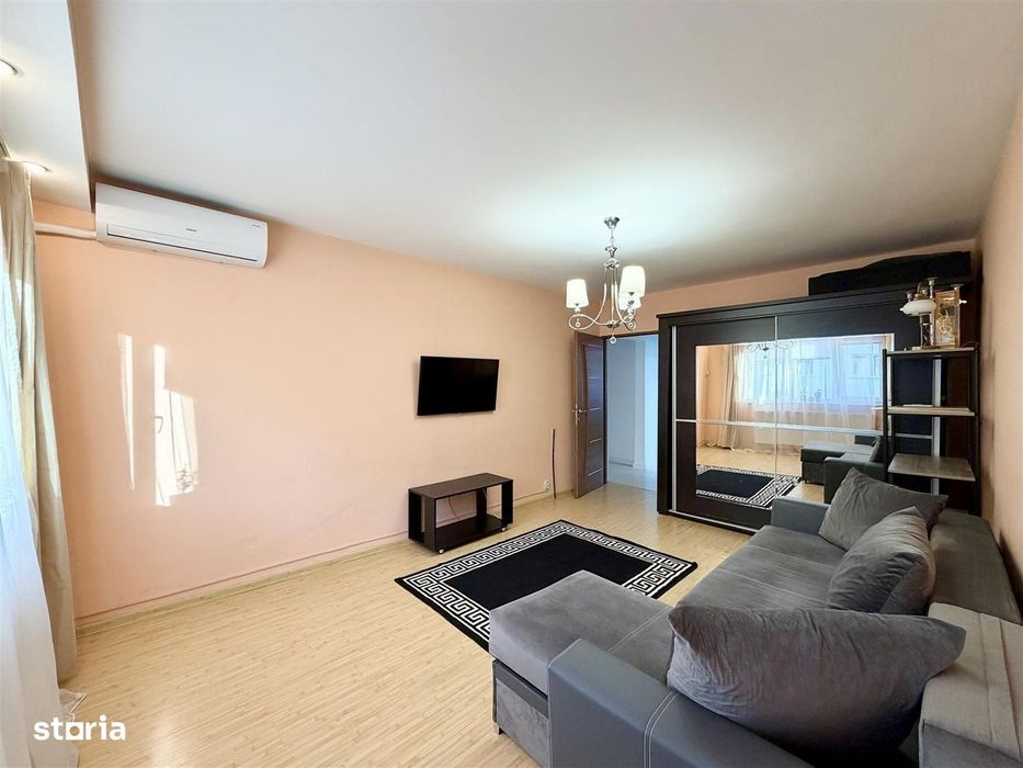 Apartament 2 camere, decomandat, mobilat si utilat, aer conditionat