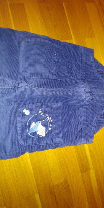 Подплатен джинсов гащеризон за 6 м.