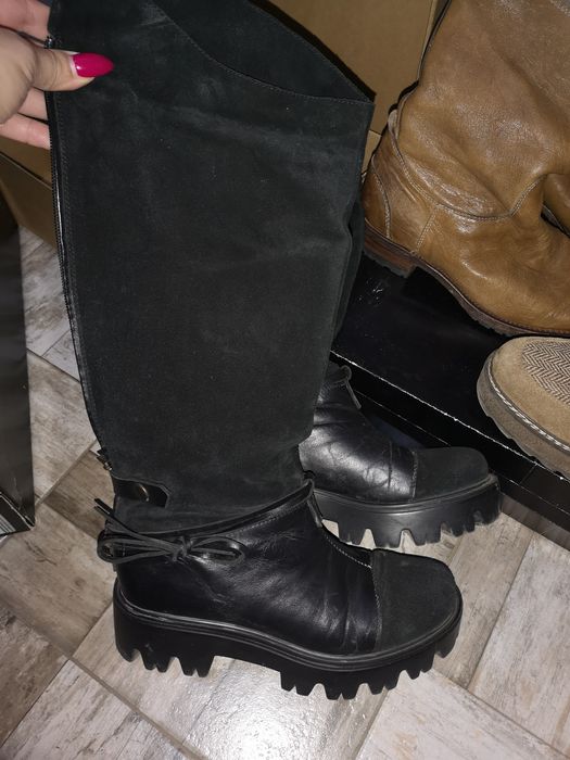 Боти ботуши естествена кожа Daris