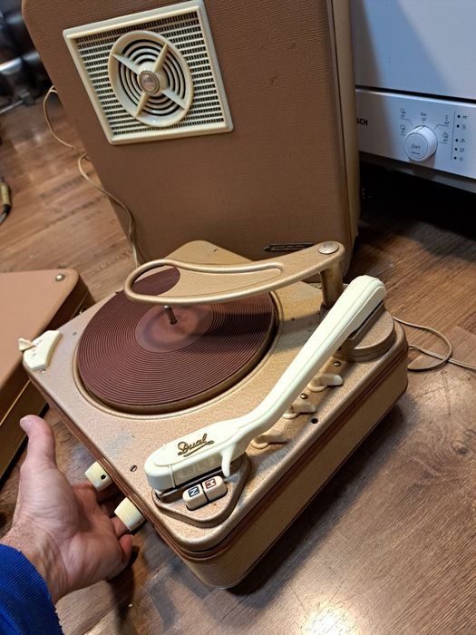 Dual picup de epoca anii 50 pe lamp  functional