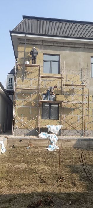 Базальт ёпиштириш утеплит домов