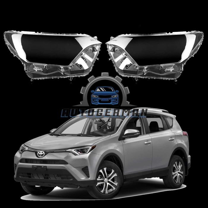 Капаци фарове Toyota RAV4 (16-18) стъкло фар крушки Тойота Рав4 xenon