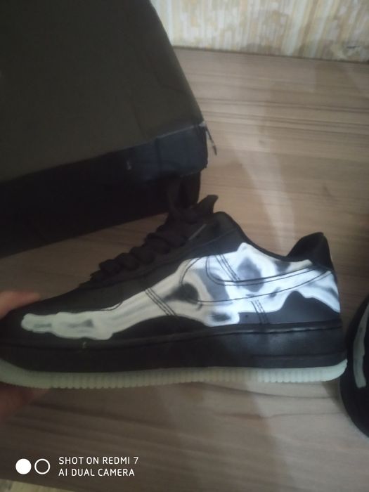 Nike Air Force 1 Skeleton Black