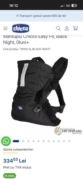 Marsupiu Chicco EasyFit