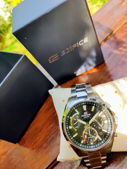 Ceas Casio Edifice Solar EFS-S530 + curea piele