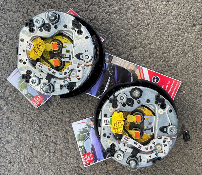 kit airbag volan S line cusut in PIELE  AUDI A6 A7 A8 - plansa de bord