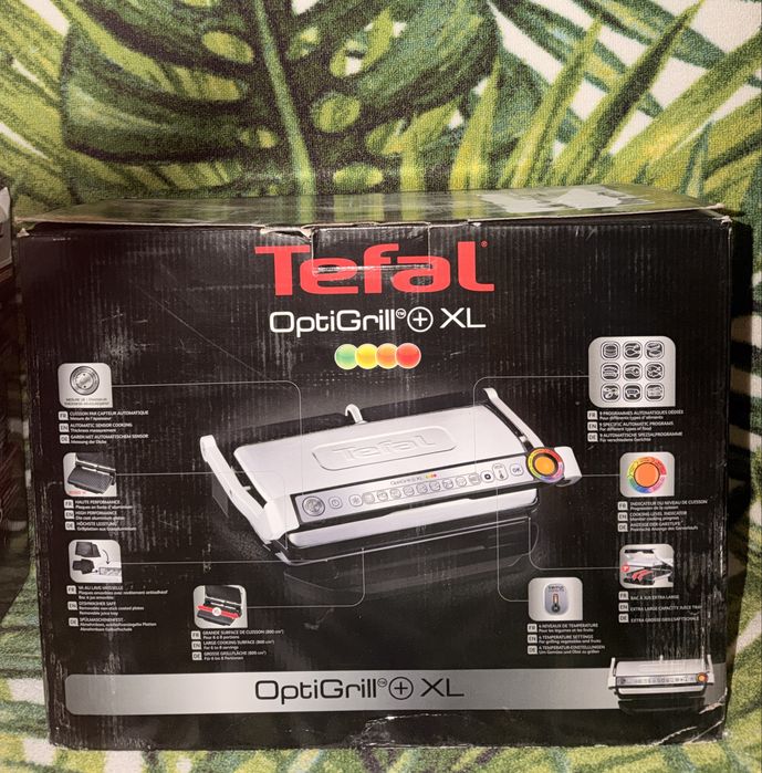 Електрическа скара Tefal OPTIGRILL+ XL и Плоча за закуски и сладкиши ХА727810