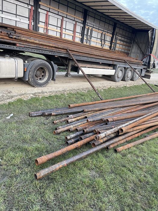 Teava tubing cu mufa si filet pentru gard grajd hala fanar stuctura metalica diverse