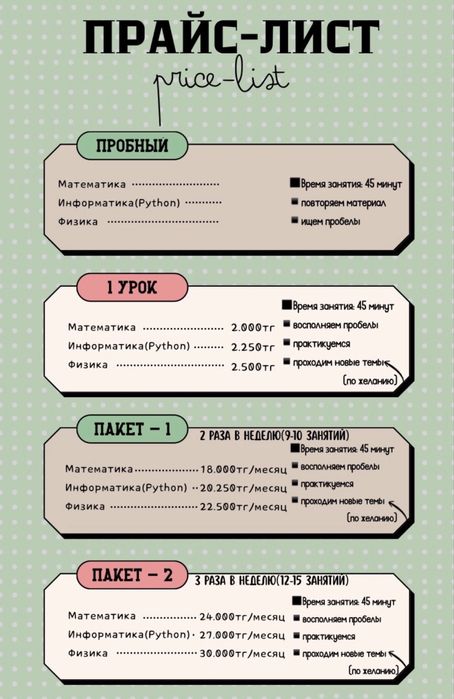 Онлайн Репетитор по физике, математике, информатике