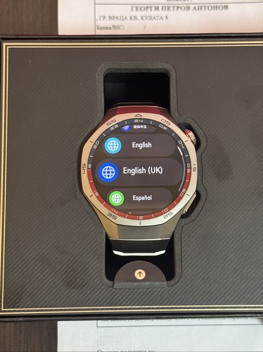 Huawei Watch GT 5 PRO 46mm Titanium / КАТО НОВ! / Гаранция!