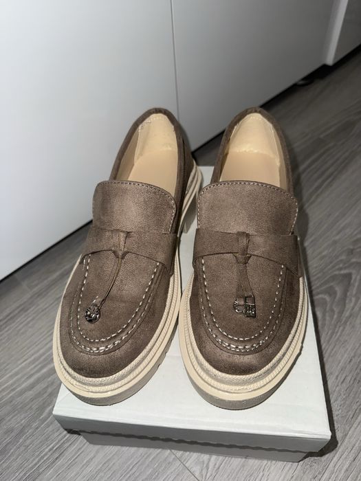 Mocasini / loafersi , maro-bej