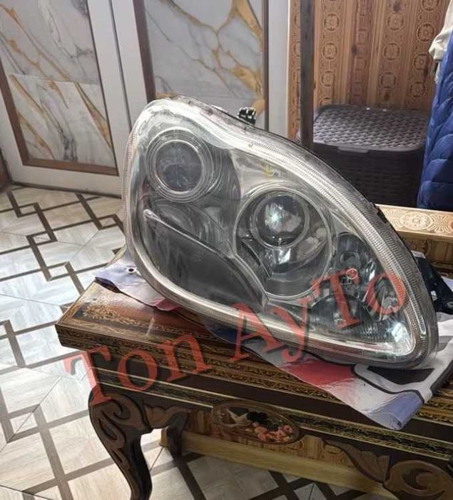 Капаци Фарове Мерцедес W220 Mercedes W220 1998 - 2006 S Класа Стъкла Фарове Капаци Комплект