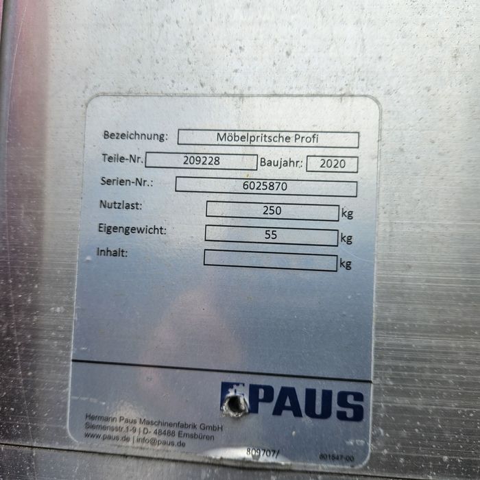 Продава се подемник на немската фирма Paus, модел EASY 18 WH-M – перфе