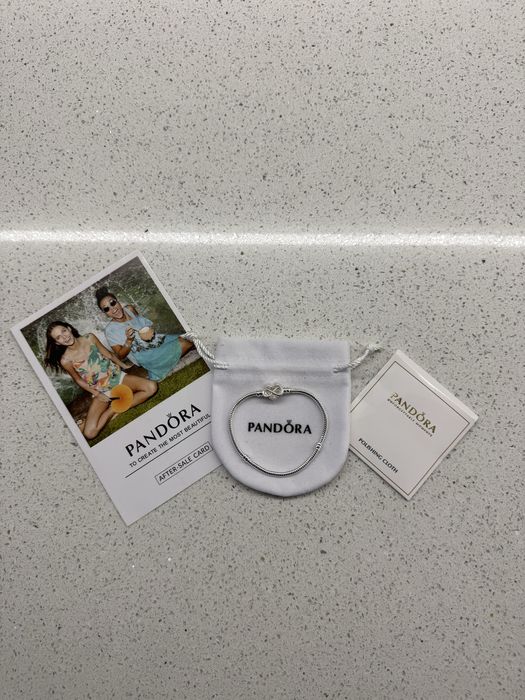 Сребърна гривна Pandora Infinity Heart