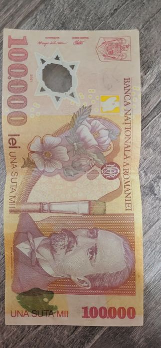 Bancnota 100.000 lei