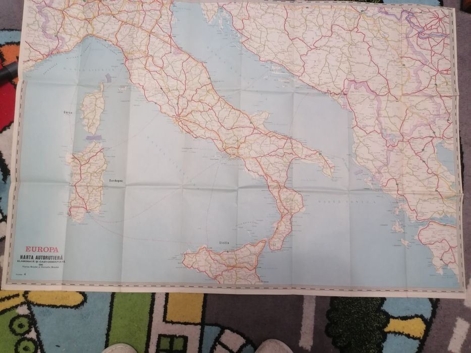 Harta Europei1973