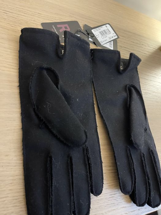 Mănuși Emporio Armani,bărbați ,din lână neagră -M