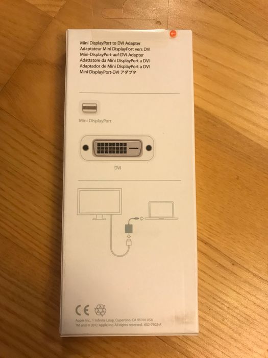 Apple Mini Display Port to DVI адаптор
