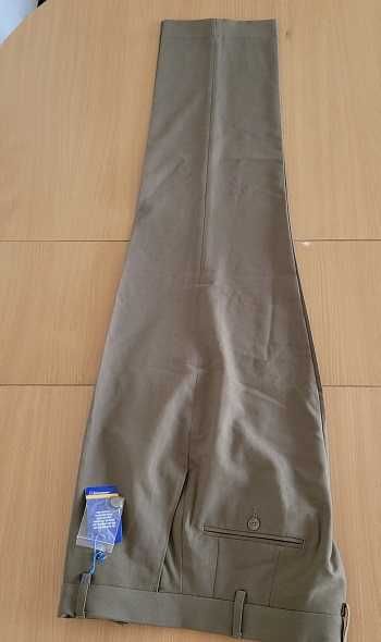 Pantaloni stofa barbati kaki Premier Man M 88cm noi