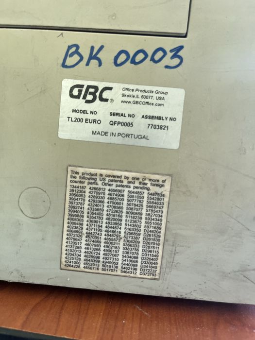 Переплётная машинка GBC5000