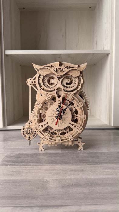 Vand ceas decorativ sub forma de bufnita