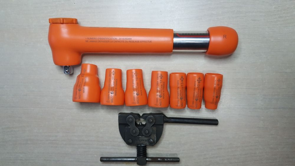 Trusa cheie dinamometrică, tubulare izolate 1000V electrician tablouri