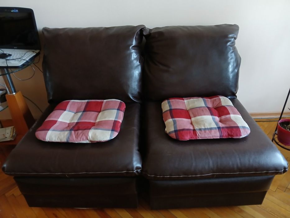 Кожени фотьойли 2бр