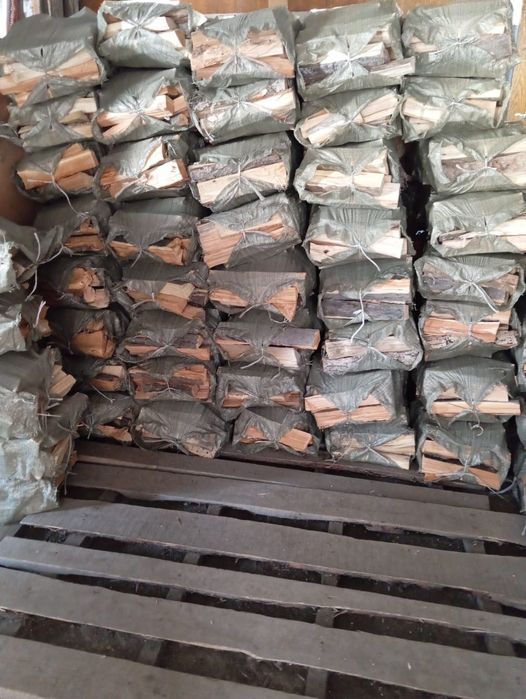 Продам сухие рубленные дрова в мешках