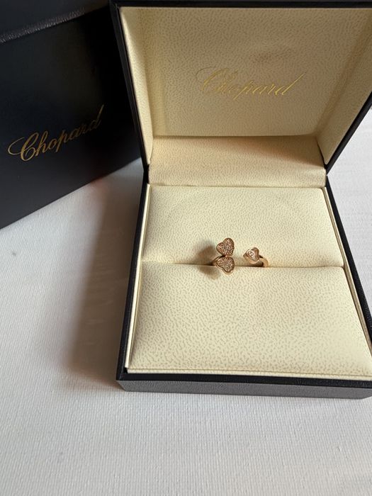 Пръстен нов chopard happy diamond
