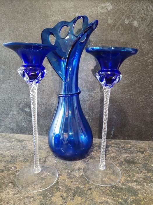 Сет от ваза и свещници