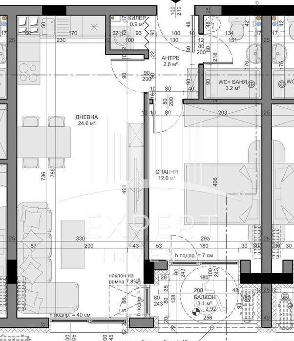 Продава се Двустаен апартамент в Варна, Владислав Варненчик - 65 кв.м за 1370 €/кв.м - Снимка #1
